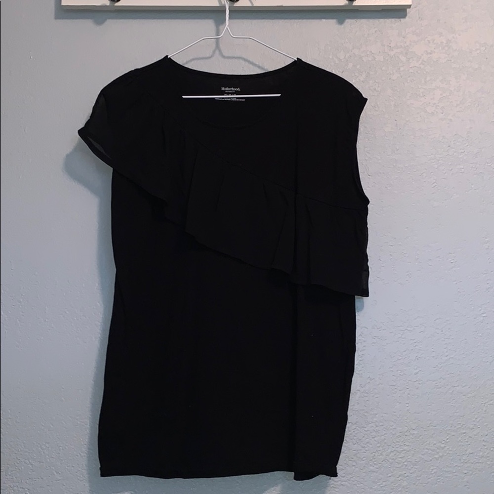 Black maternity top